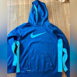 Nike boys hoodie sweatshirt with pockets size XL blue